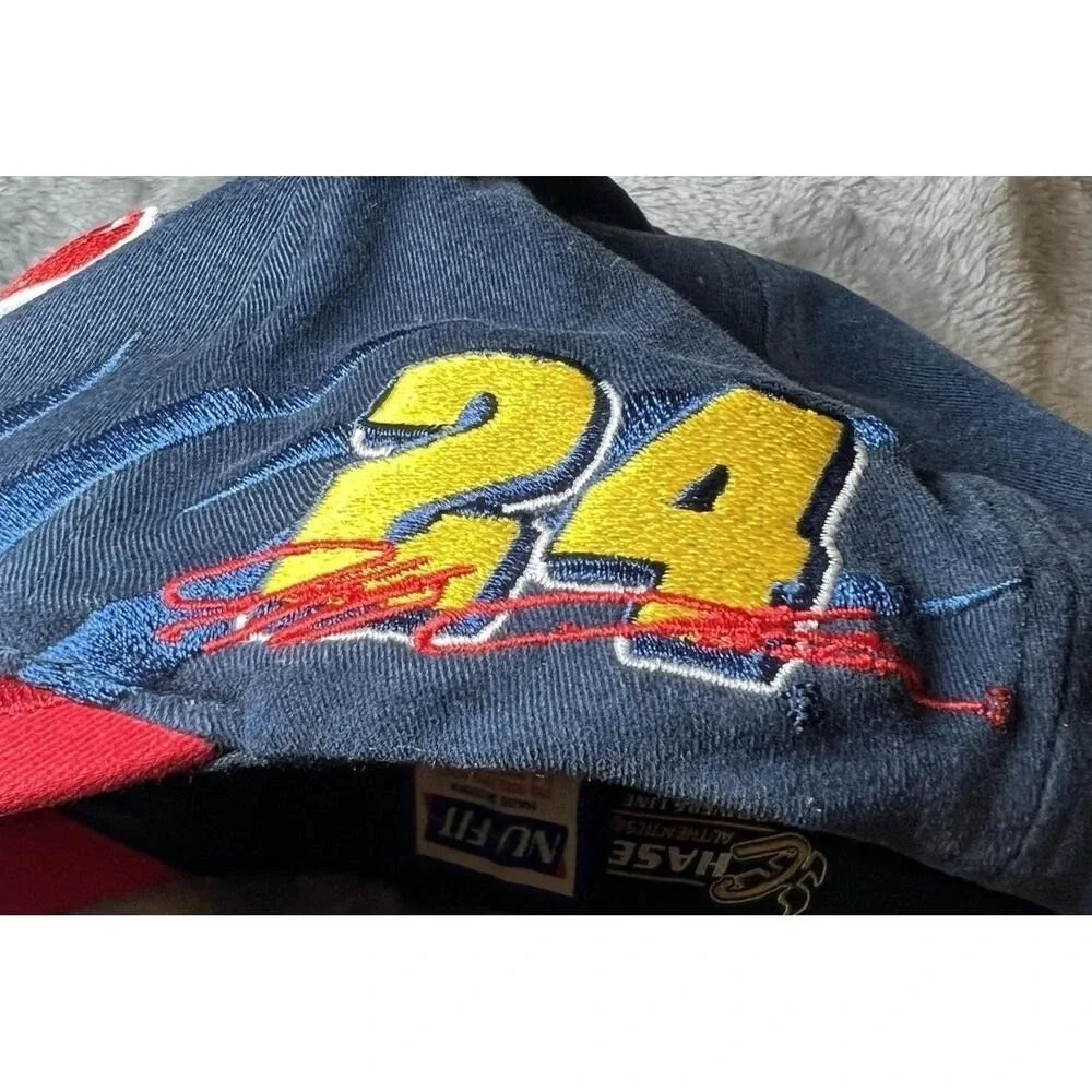 Vintage Jeff Gordon Du Pont Fitted One Size Hat Chase Authentics Nascar Hendrick